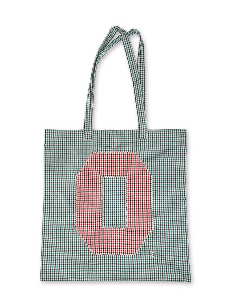 nought（ノウト）の「0 Applique Check Eco Bag / Green（Bags）」