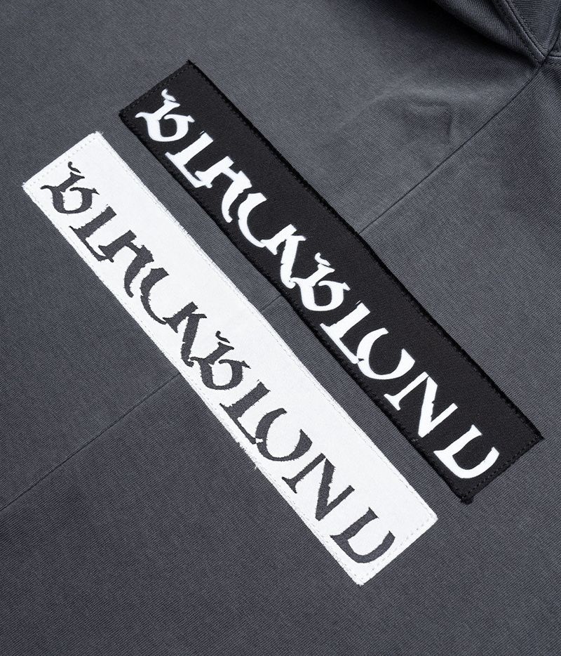 カオスワッペンピグメントロングTシャツ(チャコール)