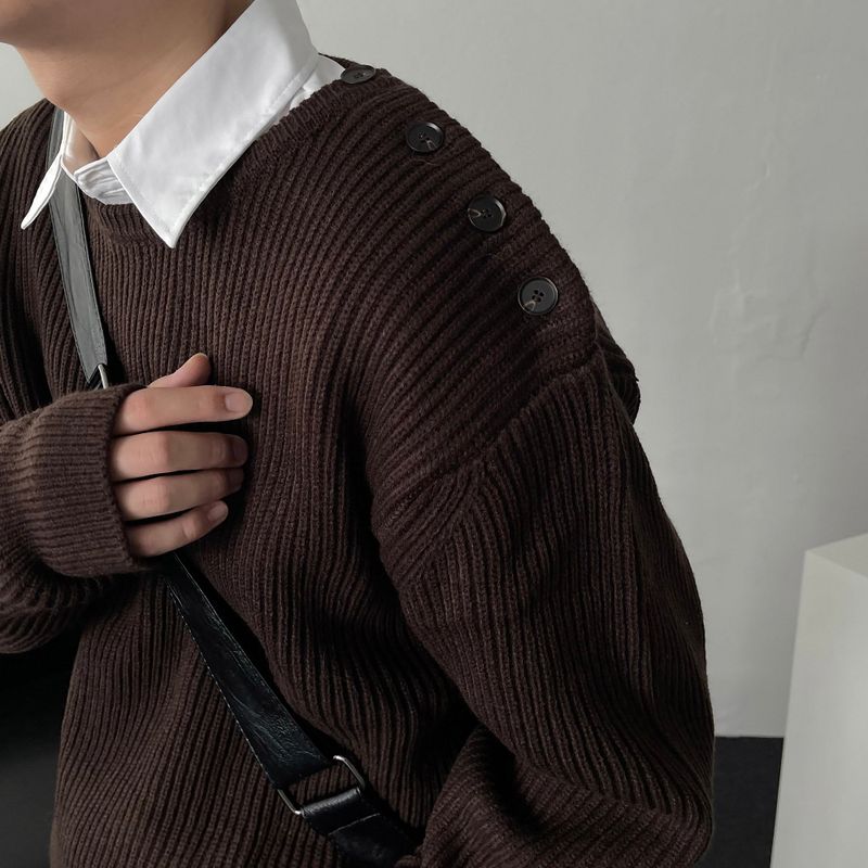 COZINESS（コジネス）の「OA Mode Shoulder Round Knitwear (4 colors)（Tops）」