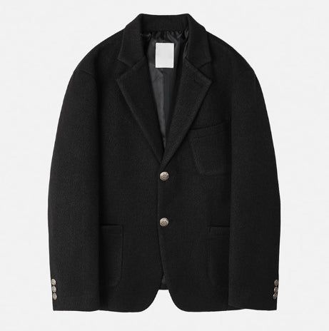 Crying medal over blazer
