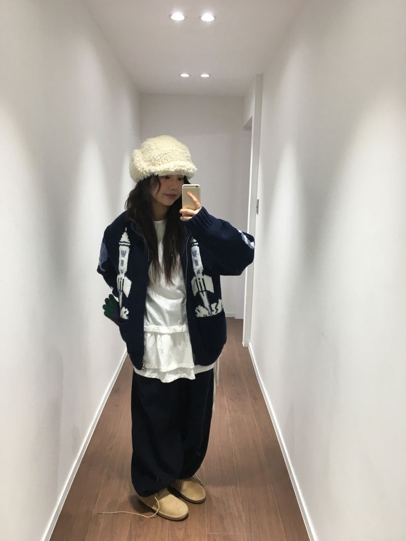 Hubble High Neck Knit Zip-Up (2 Colors)