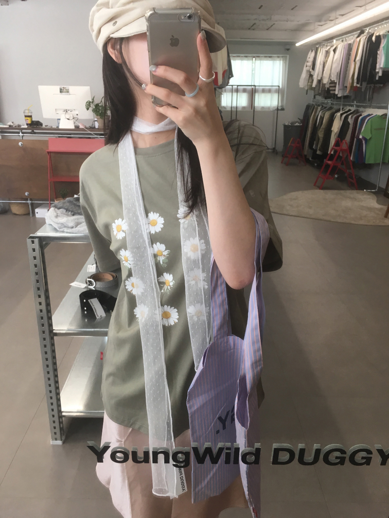 YWD FLOWER T-SHIRTS (3color)