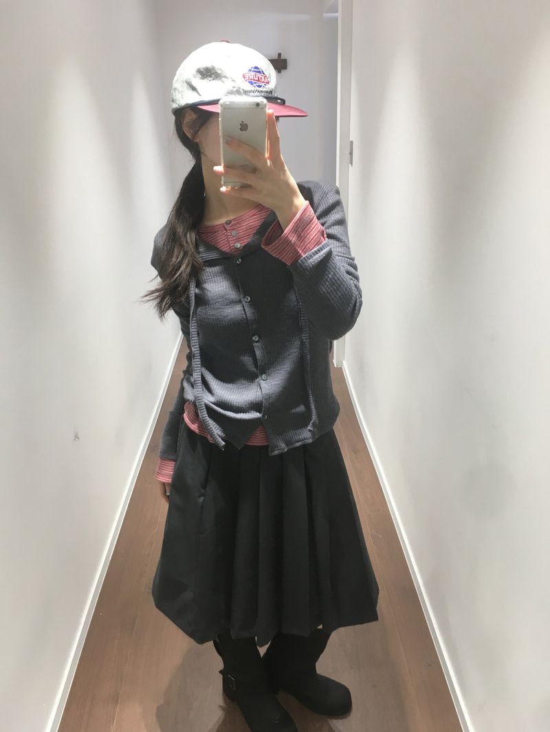 YWD PLEATS SKIRT + BELT (2color)