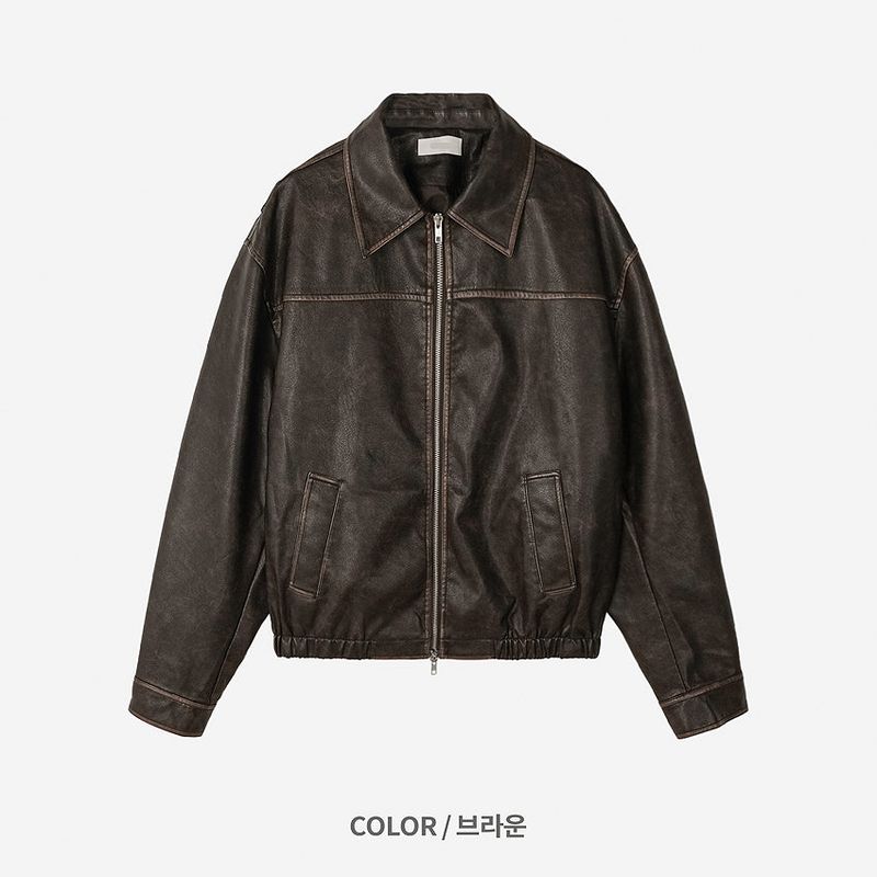 No.0945 C vtg leather JK