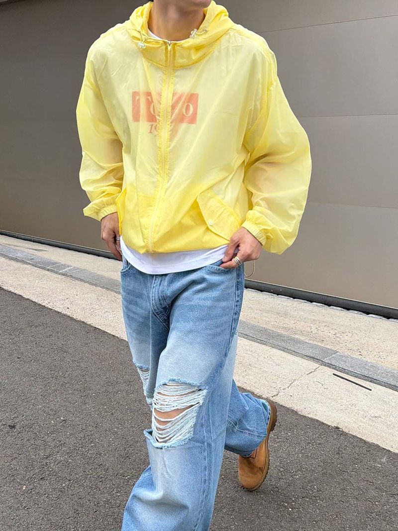 Sheer hood wind breaker(7color)