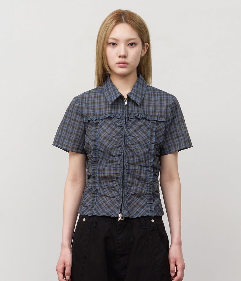 HIFIFNK（ハイファイファンク）の「(W) Tech Checked Zip Up（Tops）」