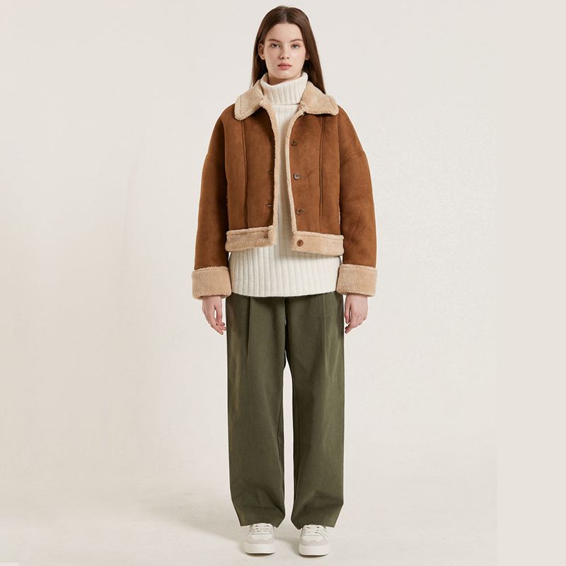 CHIC TUCKED PANTS