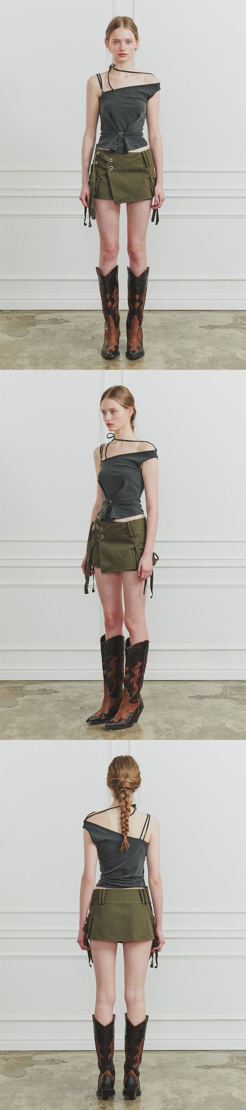 RUBY HOOK TOP charcoal