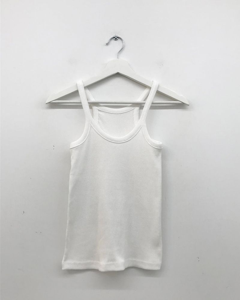 Ripen point sleeveless top (7color)