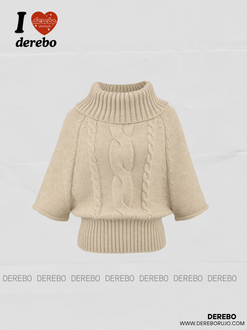 dereborujo（ドレボルゾー）の「キャッシュソフトタートルネックニット（トップス）」
