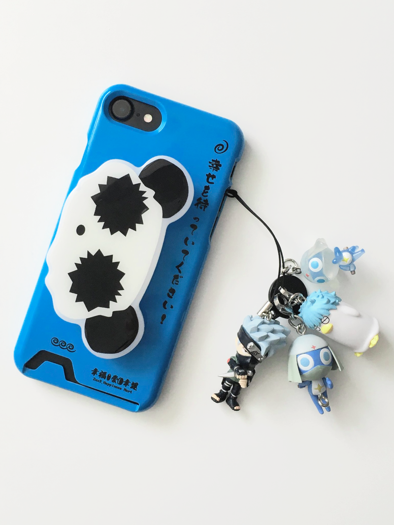 10.5miri（シボミリ）の「ディープブルー ラッキー ケース ＆ パンダ グリップトック セット（スマホグッズ/小物）」