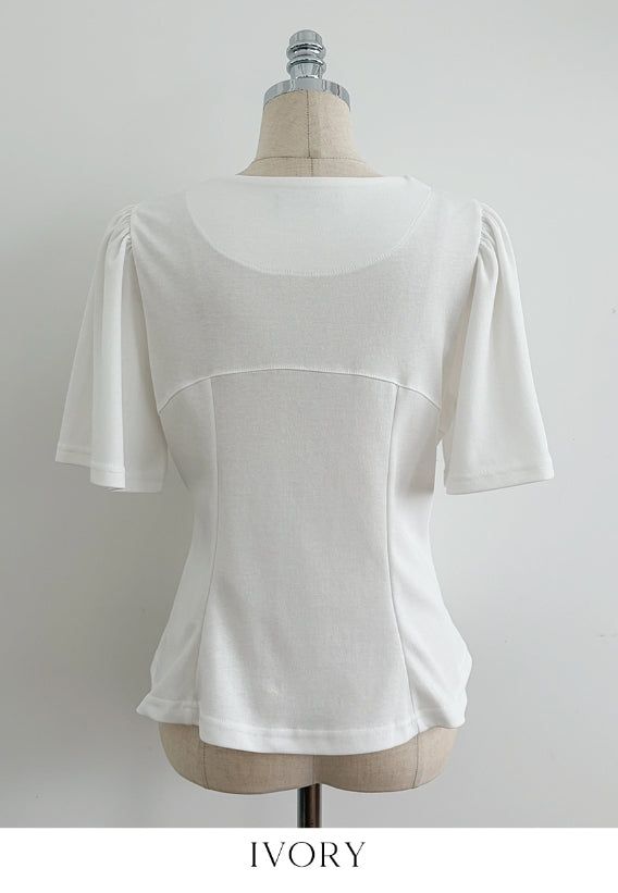 Moang Cut Puff Flare T-Shirt