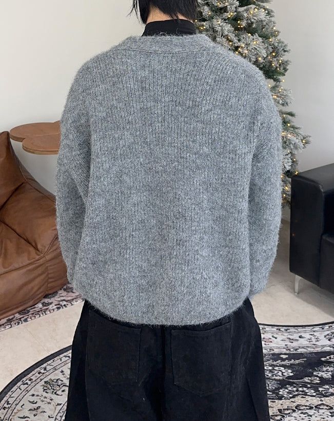 Lato Brush Hairy Cardigan