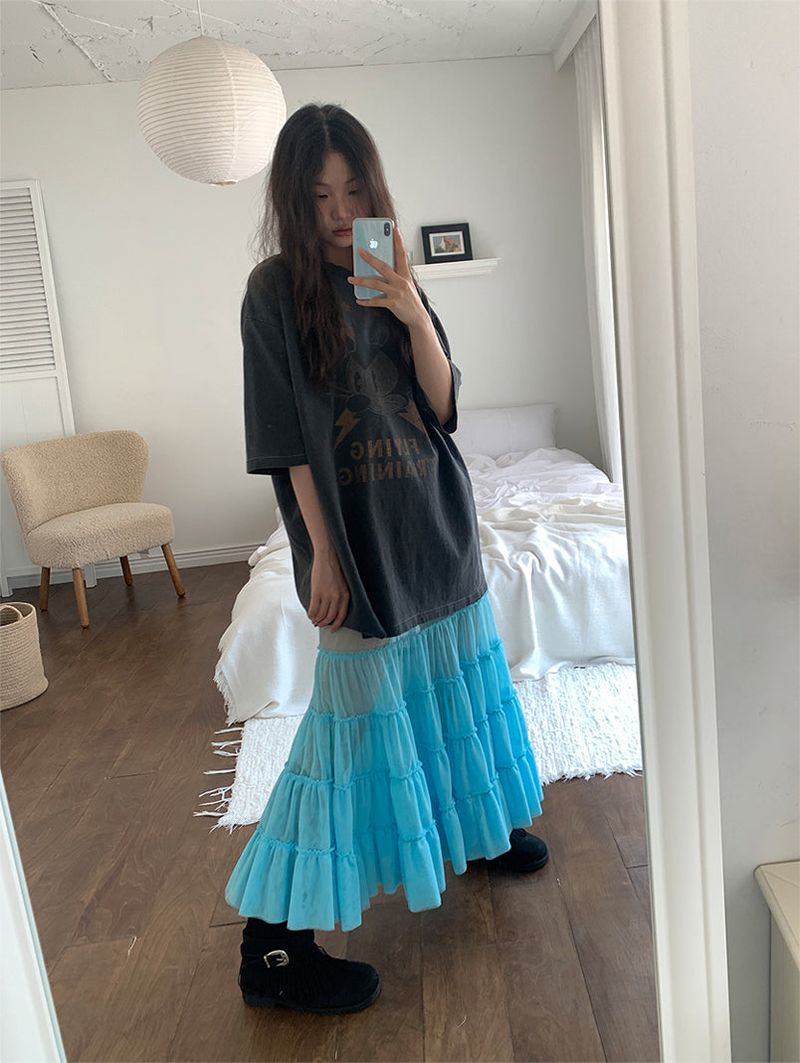 CANCAN LAYERED SKIRT DRESS (3C)