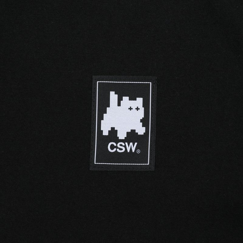 Cat Save The World Basic logo half T Unisex (2Color)