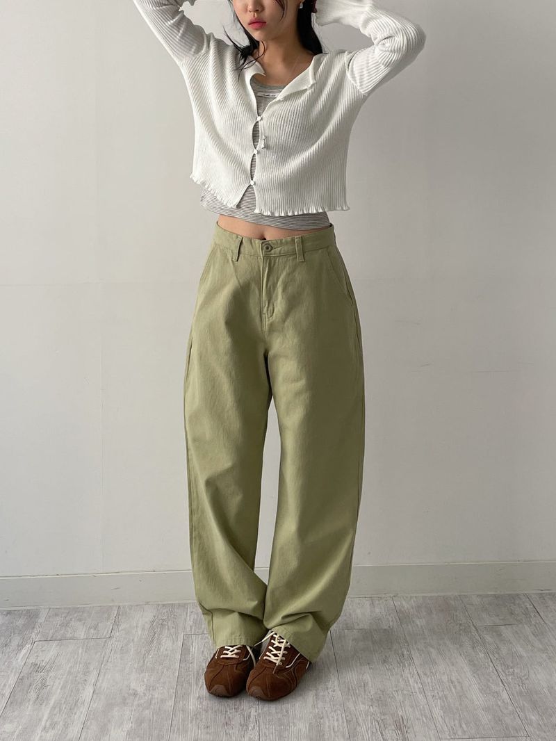 Porte U-neck Stripe T-shirt