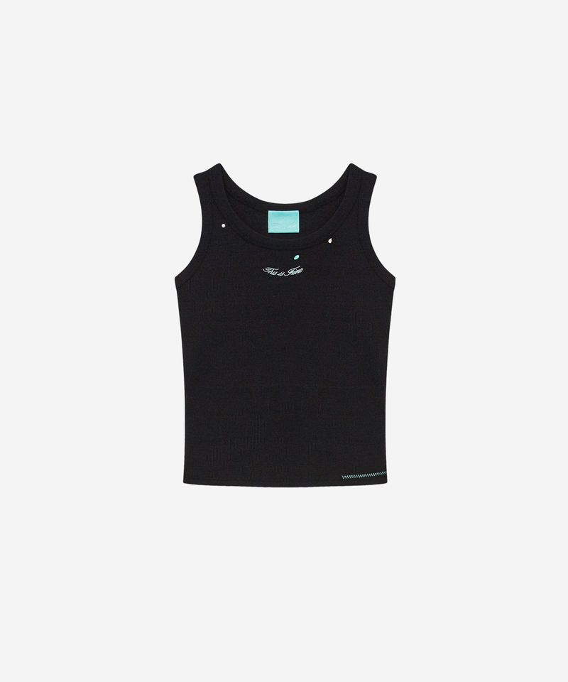 Ribbed Sleeveless Top