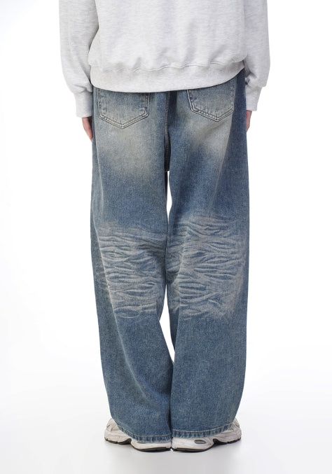 BIG THUNDER LOGO DENIM PANTS 