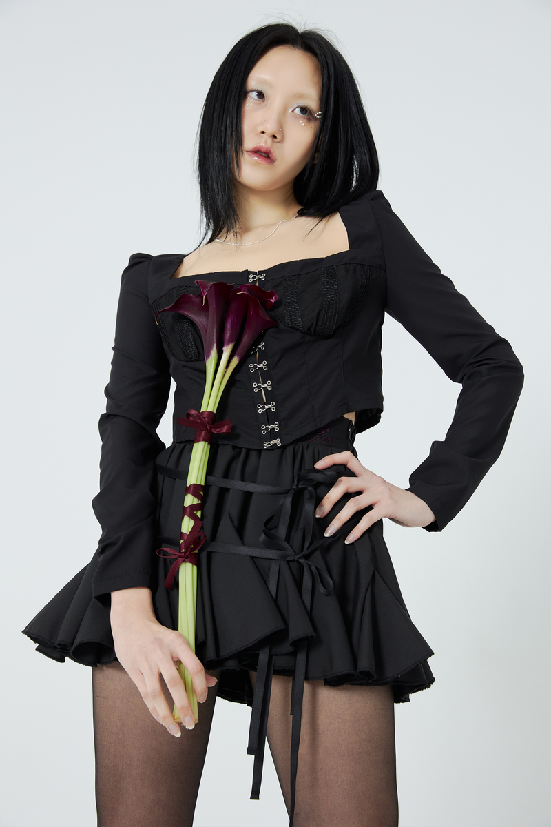 bustier blouse
