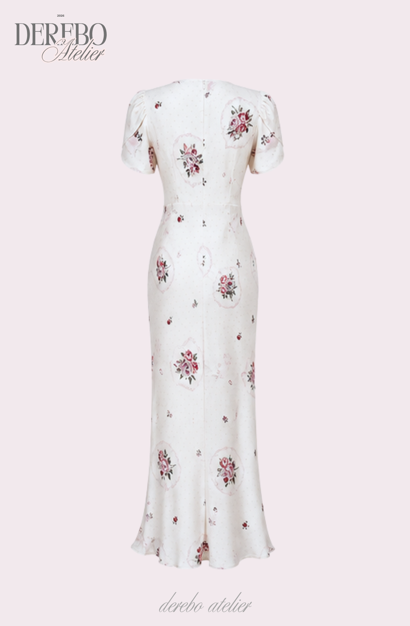 Florayu Flower V Long Dress