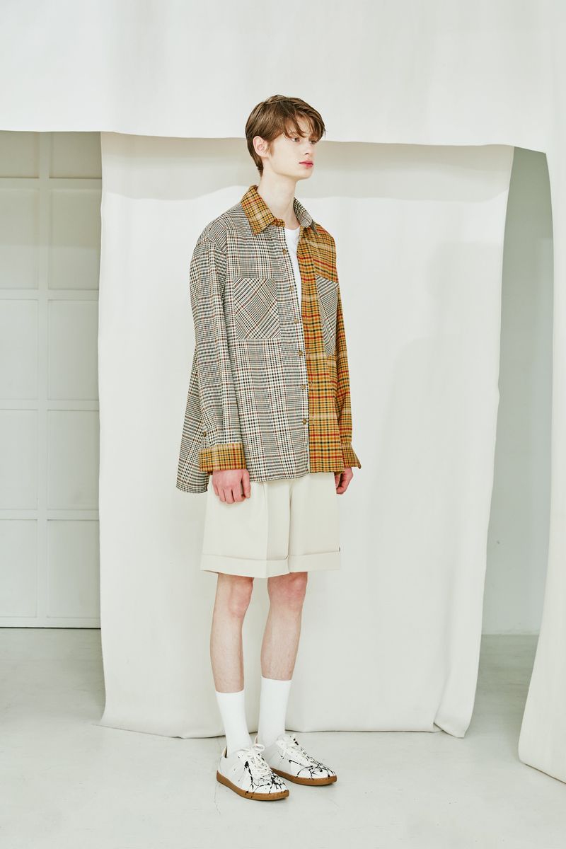S SY(エスエスワイ)の「STITCH WIDE TURN UP HALF PANTS BEIGE(Pants)」