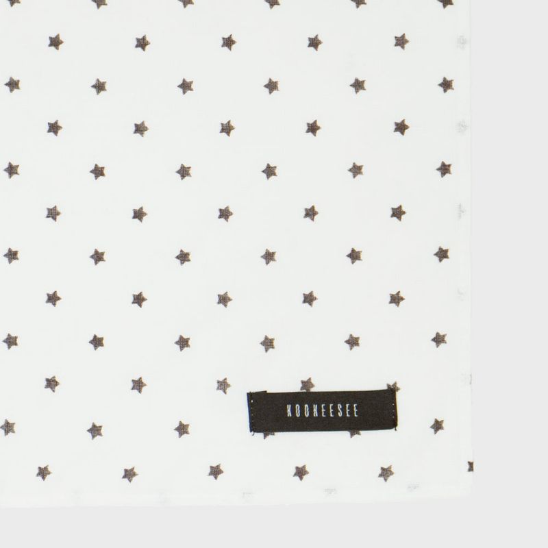Little Star Long Scarf (white)