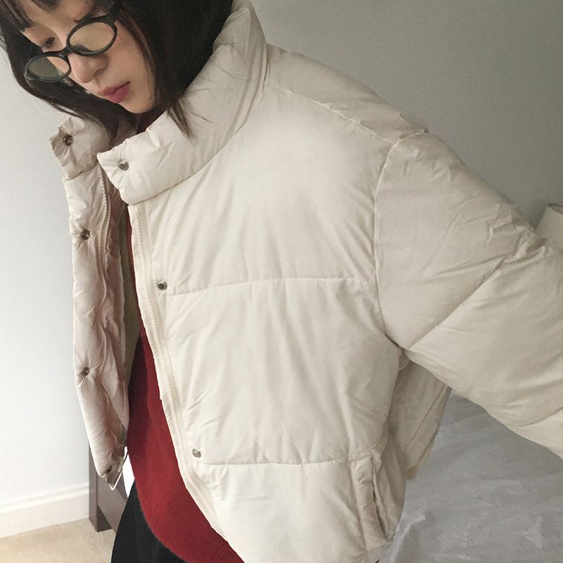WONDER WONDER(ワンダーワンダー)の「Chetky Basic Pastel Wellon Short Padded Jacket(Jackets/Outerwear)」
