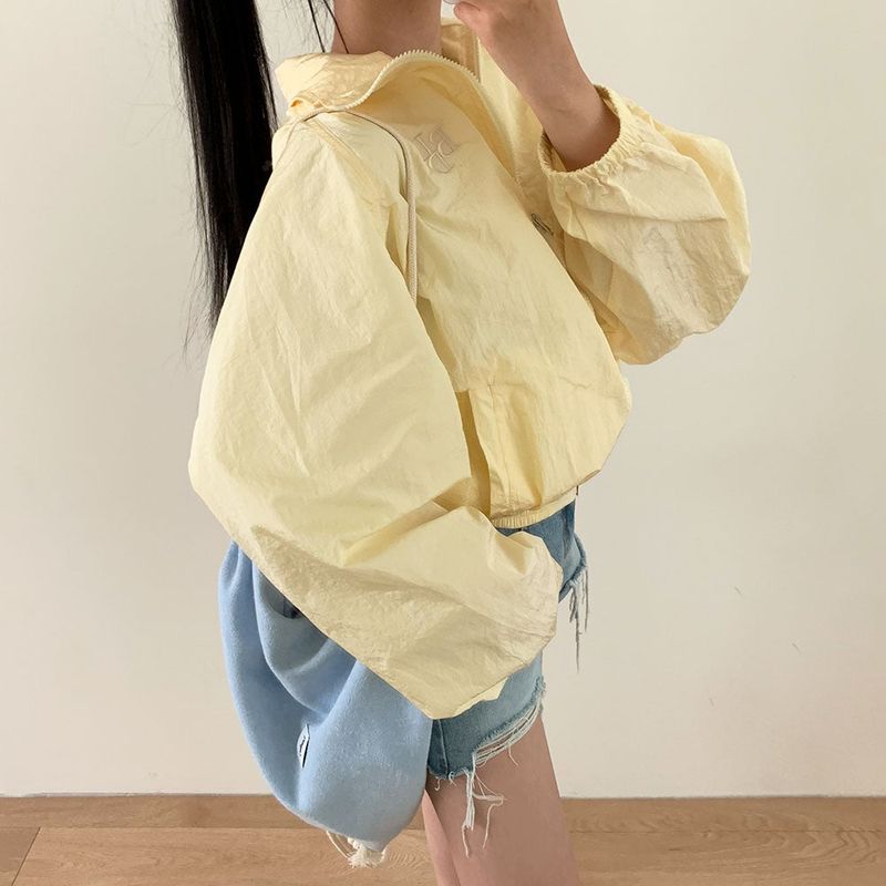 [Bellide made] Two-Way Anorak Windbreaker