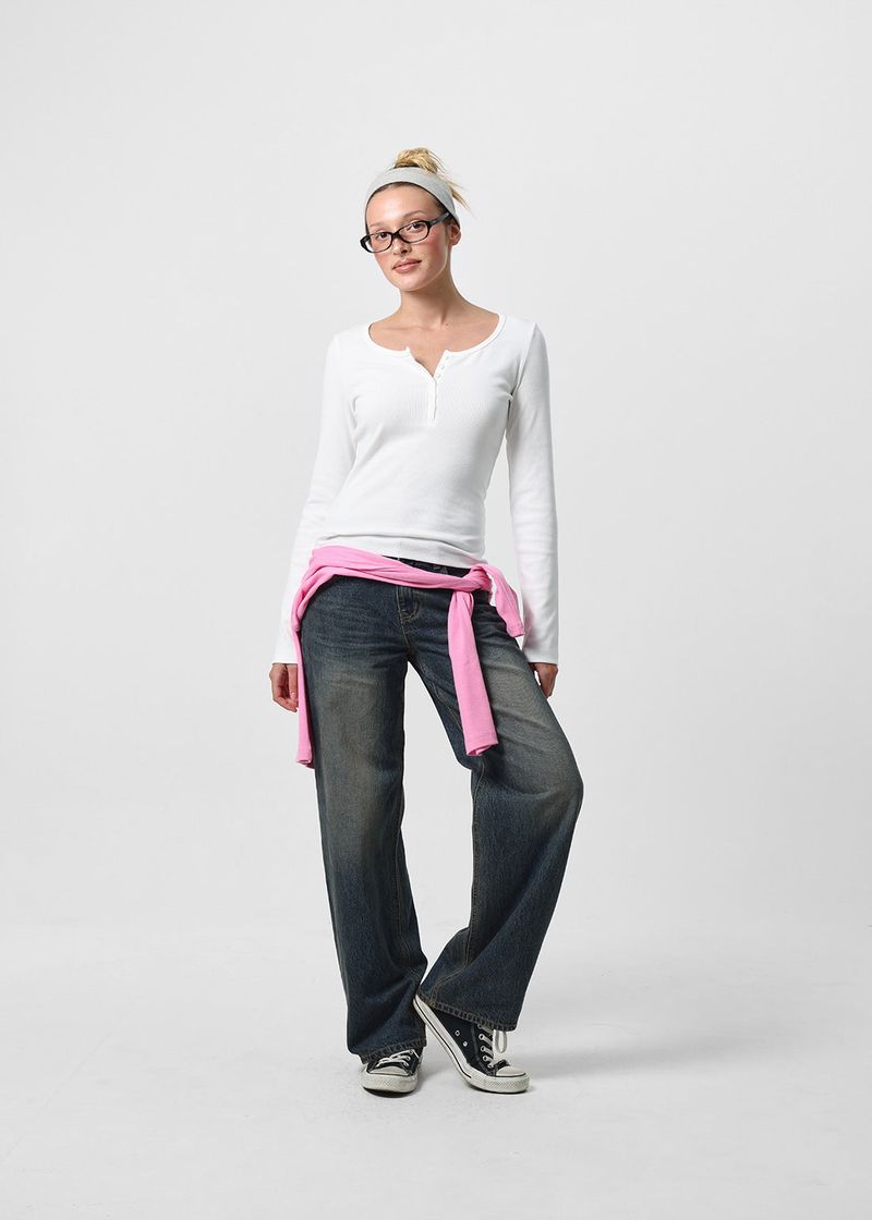 [B-DENIM] LOW STRAIGHT 061