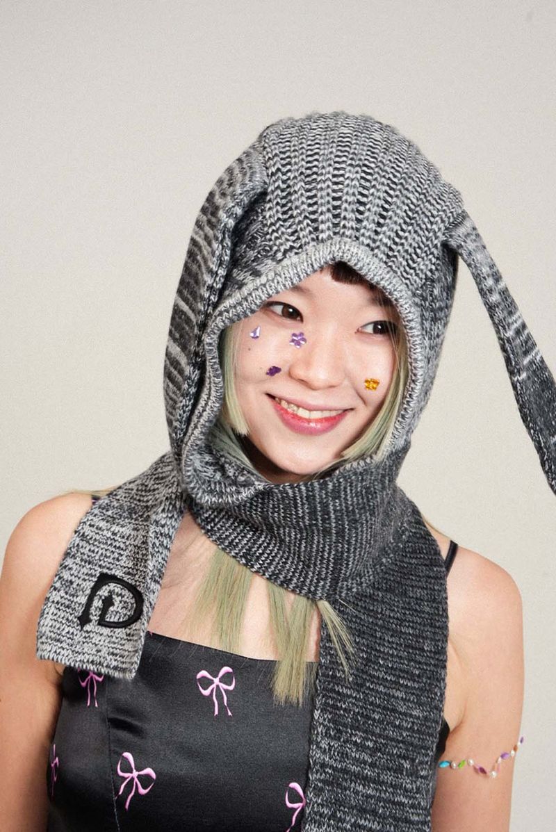 DILETTANTISME（ディレッタンティズム）の「Rabbit Ear Balaclava Muffler(BK)（Hats）」