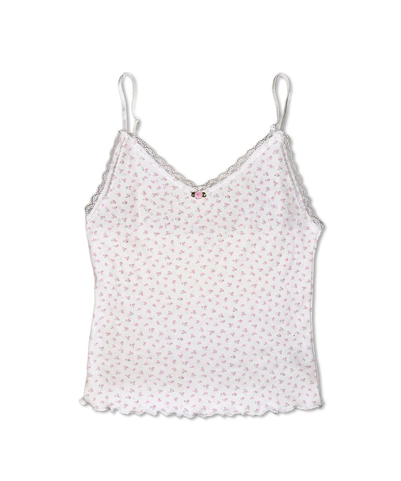 flower lace sleeveless (2colors)