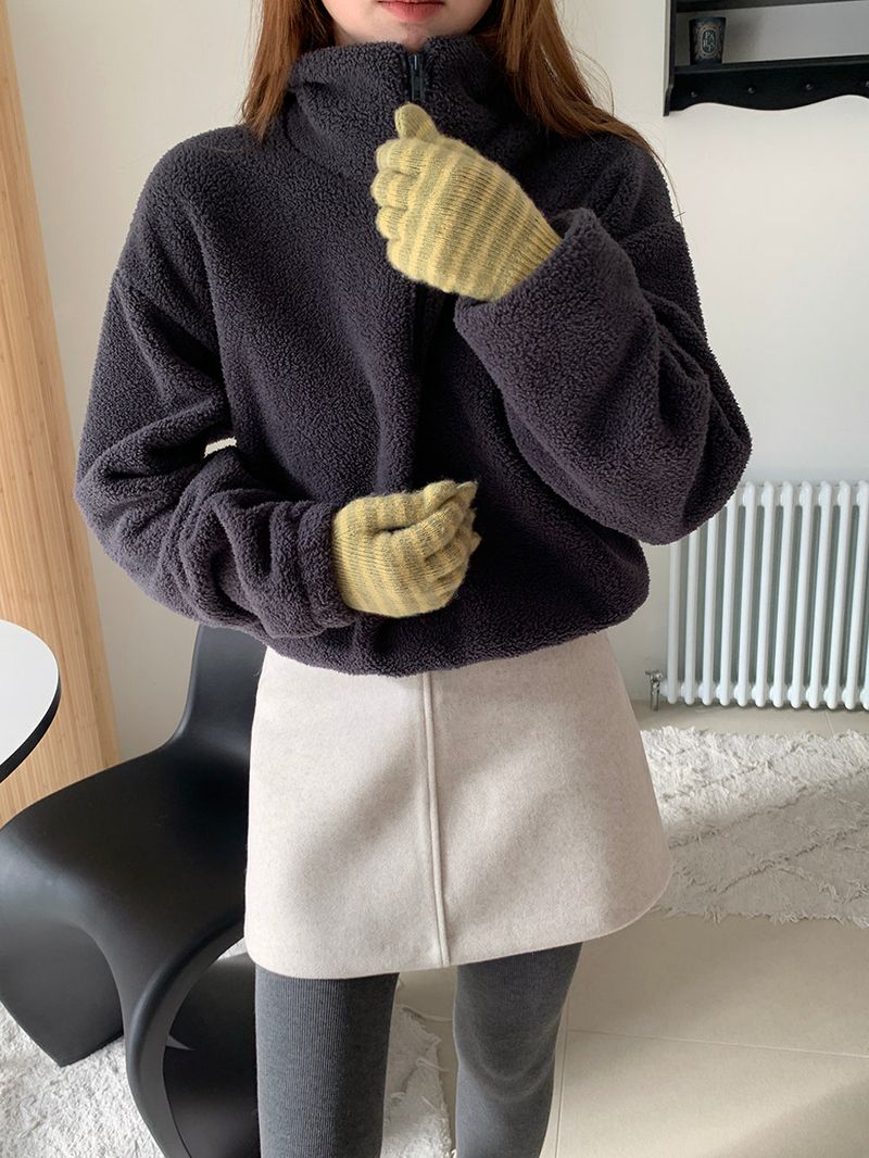 [MADE] MEMBER FLEECE HALF ZIP-UP