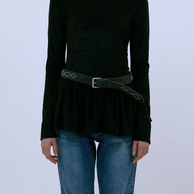 Western Stud Belt (BLACK)