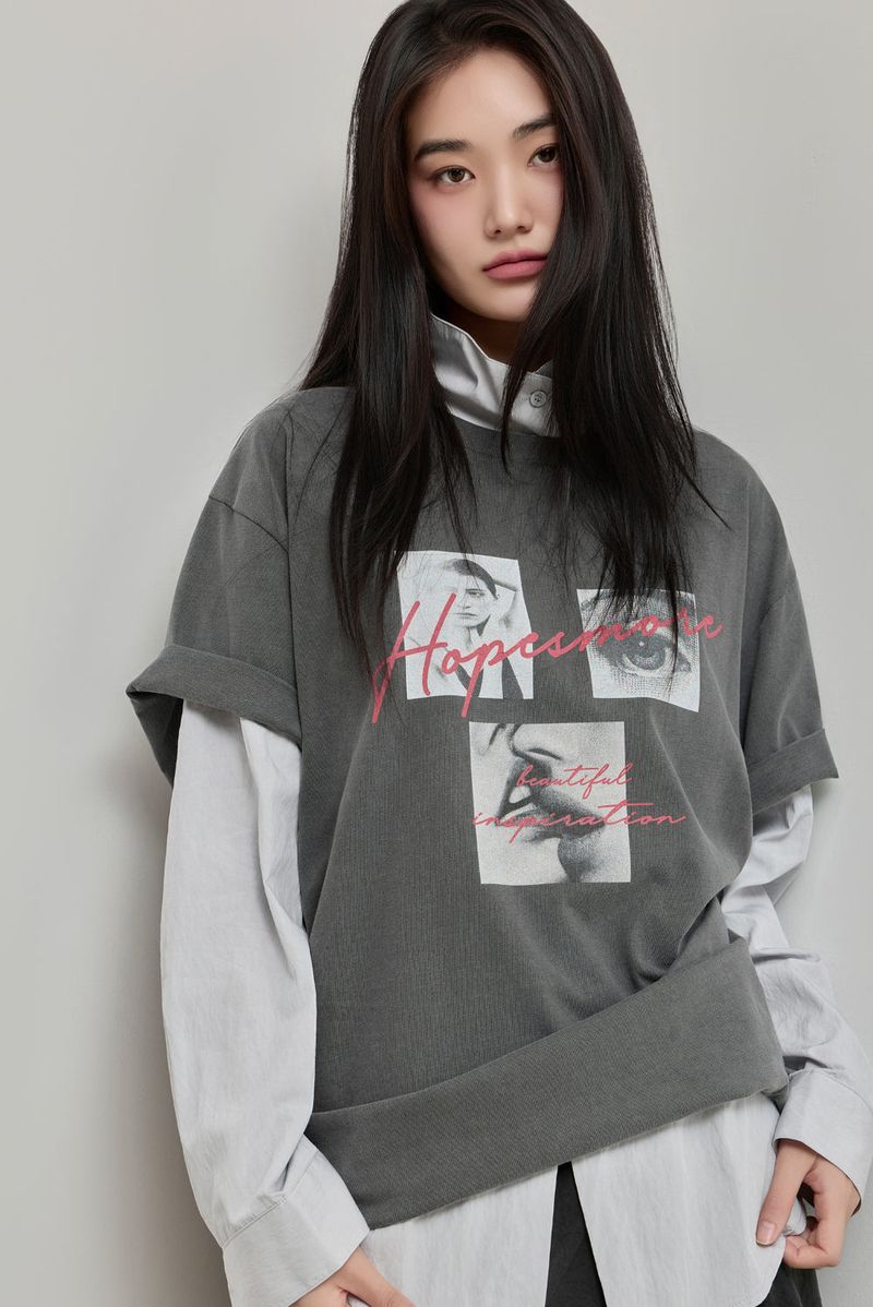 Inspiration Vintage Washed Tee_Black