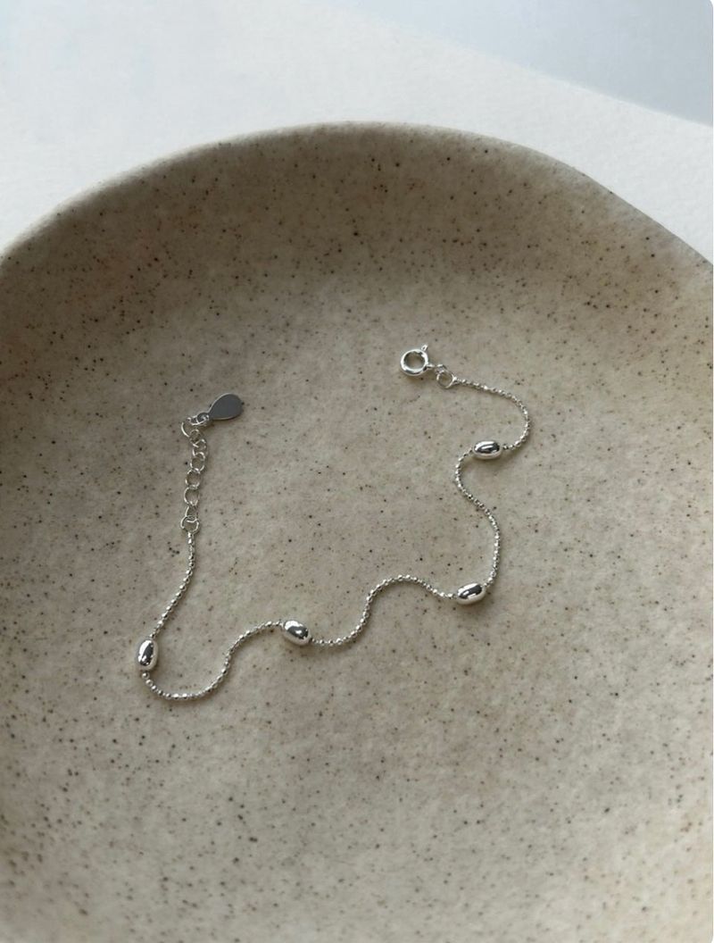 Bean bracelet • silver925
