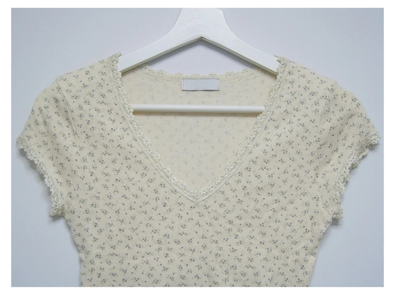 floral v tee