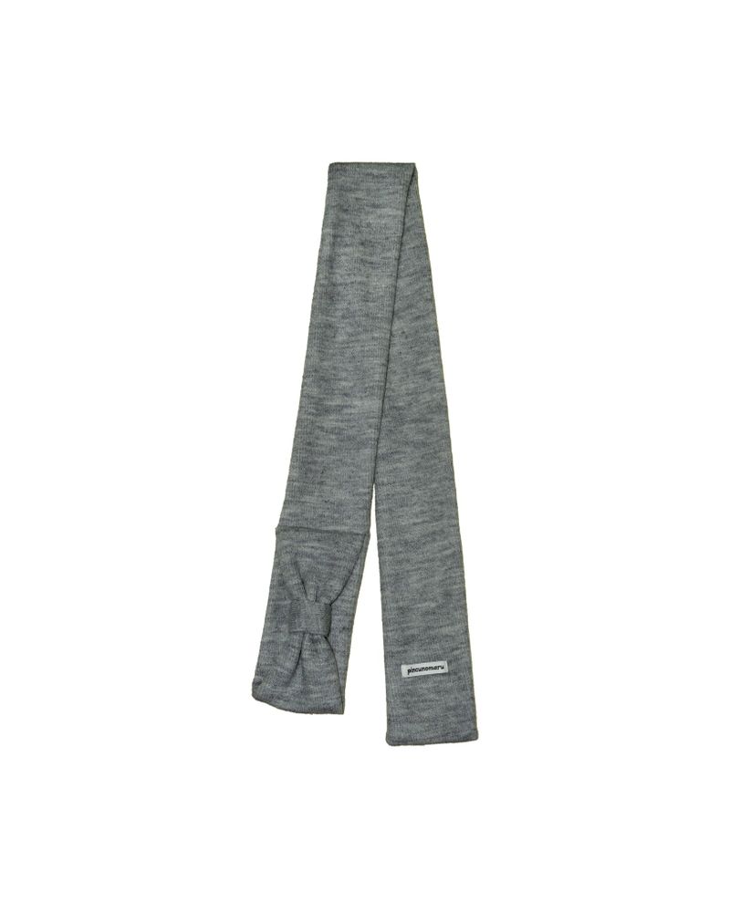 Mini ribbon muffler_gray
