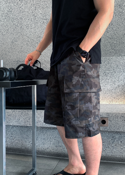 Kuiper Half Bermuda Nylon Cargo Shorts