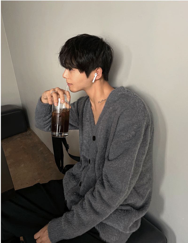 london mohair cardigan