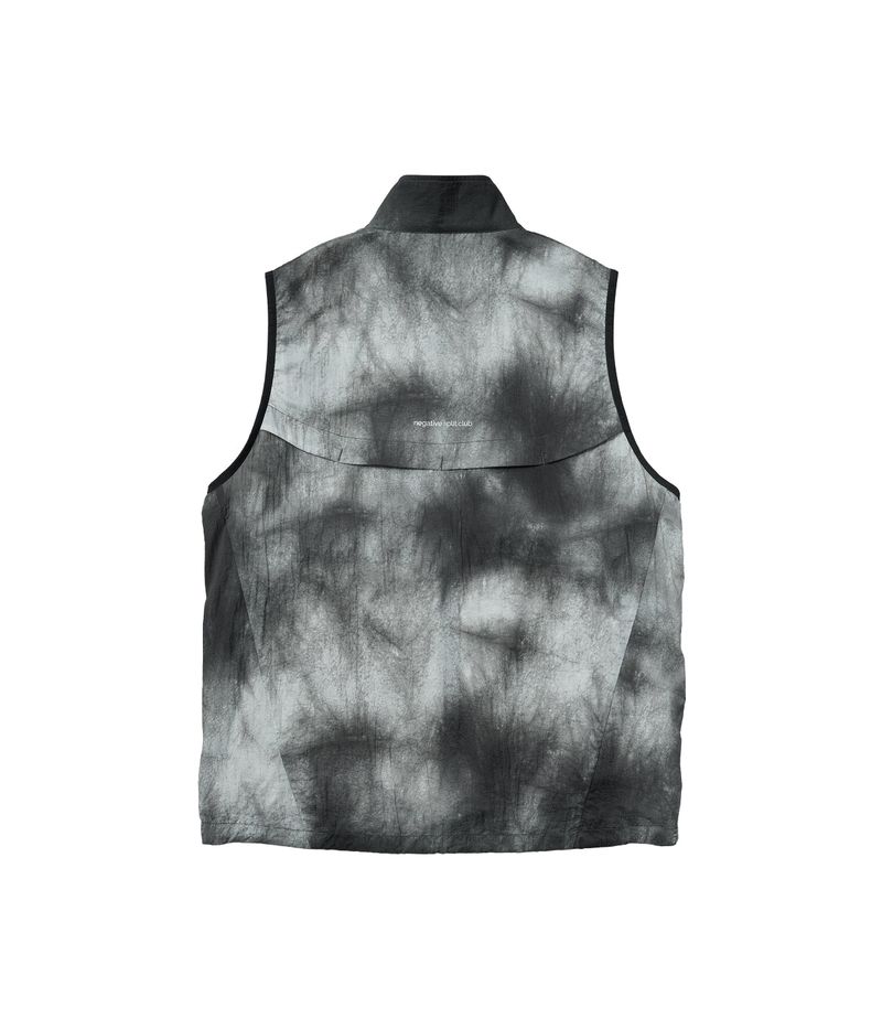 Zeroshell Tie-Dye Lightweight Vest (Black)
