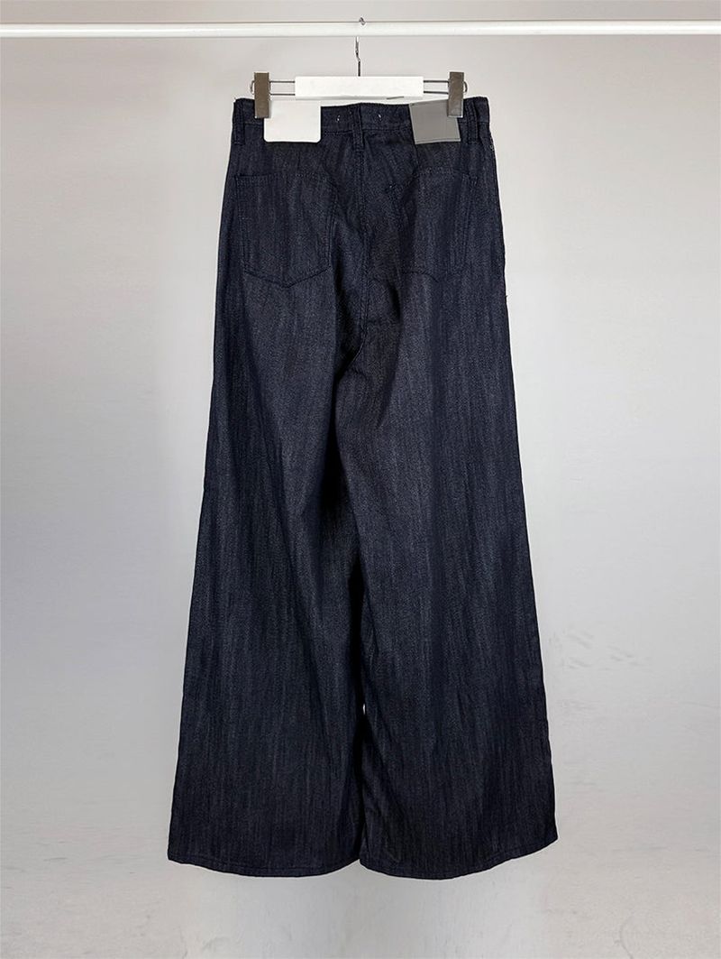 SLAB PINTUCK WIDE JEANS (3C)