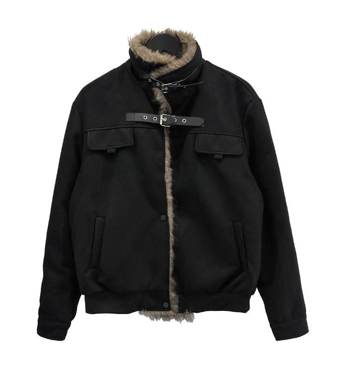 Recho Adjust Fur Suede Jacket