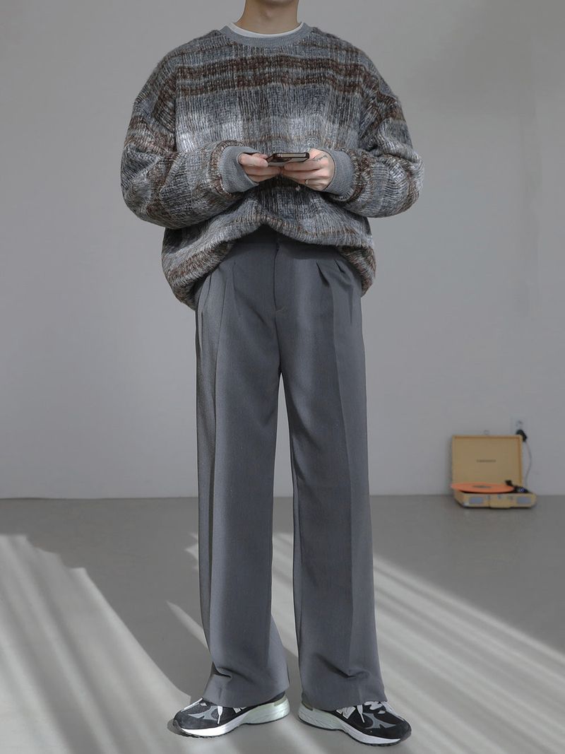 Mog Reverse Pintuck Slacks (4color)