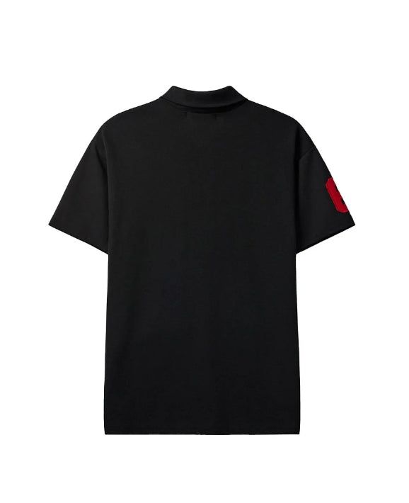 Veil Horse Emblem Collared Short Sleeve Tee