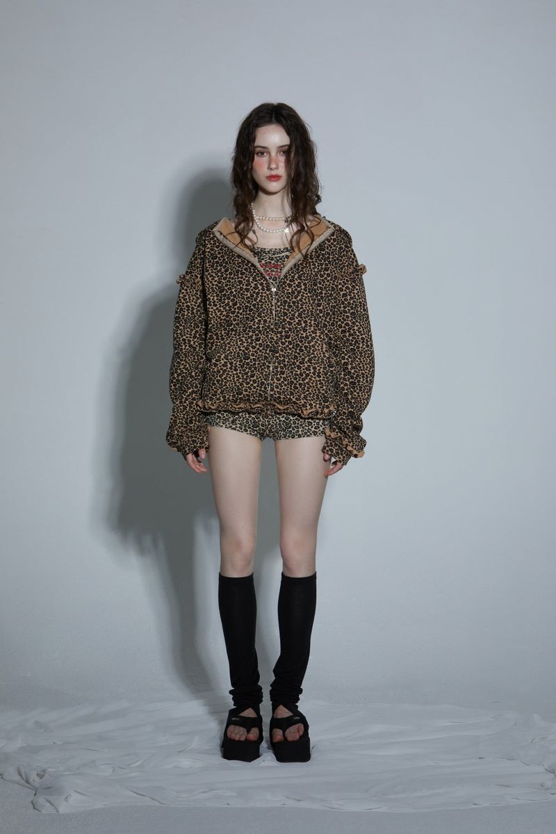 LEOPARD HOOD