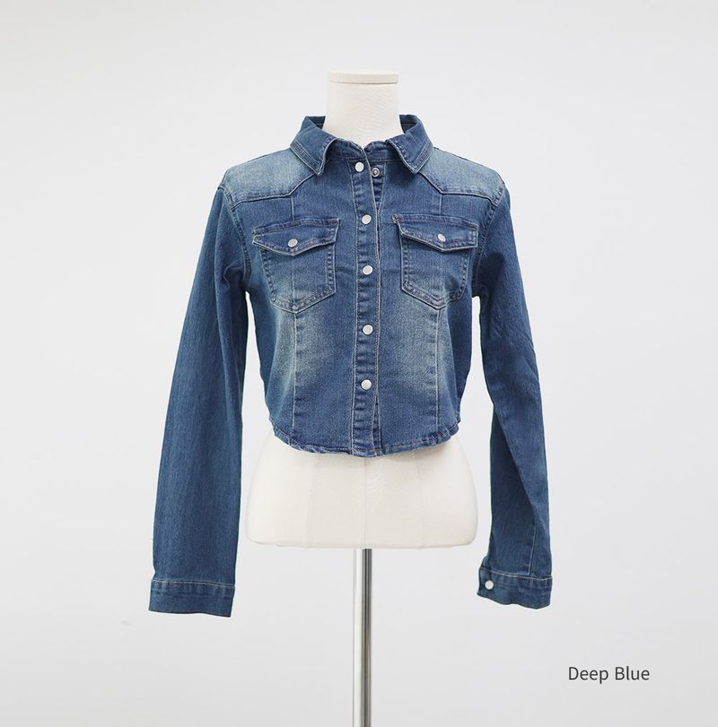 Mintini washed denim shirt