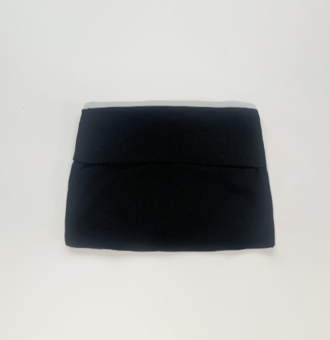 skirly button low-waist skirt (black)