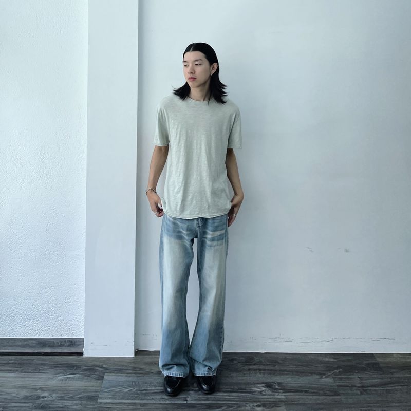 Natural Cotton Relaxed Tee