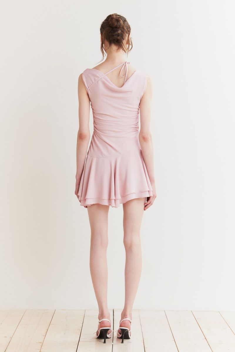 LILY FRILL DRESS pink