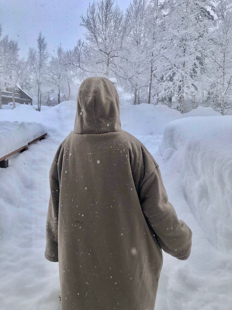 Aomori hood duffle coat